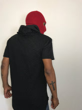 Poly Black separated V neck